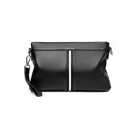 Whatna 2way 牛革 セカンド バッグ メンズ クラッチ バッグ 小さい ショルダーベルト付属 カード8枚収納