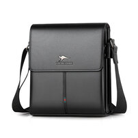 Whatna 革 フラップ ショルダーバッグ メンズ 3室仕切 盗難防止 ipad 10.5 収納可 縦型 ビジネスかばん斜めがけ メッセンジャーバッグ 通勤バッグ 紳士用 男性用 hs-1602