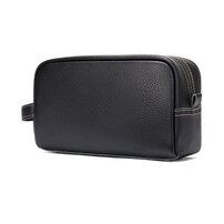 Whatna 2way 牛革 ミニセカンドバッグ メンズ クラッチ バッグ 厚手 本革 レザーカジュアル フォーマル 冠婚葬祭 結婚式 バッグ紳士用 男性用 黒8840