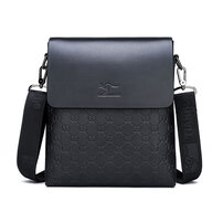 Whatna 革 フラップ ショルダーバッグ メンズ 3室仕切 盗難防止 ipad 10.5 収納可 縦型 メンズ ビジネスかばん斜めがけ 小さめメッセンジャーバッグ 斜め掛け通学通勤バッグ 肩掛けバッグ 紳士用 男性用（920）