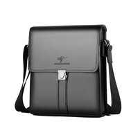 Whatna 牛革 フラップ ショルダーバッグ メンズ 3室仕切 盗難防止 ipad 10.5 収納可 縦型 メンズ ビジネスかばん斜めがけ 小さめメッセンジャーバッグ 斜め掛け通学通勤バッグ 肩掛けバッグ 紳士用 男性用BL9953A-2