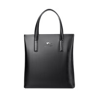 Whatna 2way ショルダーバッグ メンズ 本革 斜め掛け 手提げ バッグ 縦型 ビジネスバッグ A4 14センチPC収納可 ブリーフケース 通学 通勤鞄 軽量 実用 自転車かばん プレゼント男性 黒 ブラウン（3305）