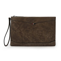 Whatna 2way 天然 牛革 セカンドバッグ メンズ クラッチ バッグ小きめ B5サイズ ipad9.7収納 本革 防水 耐磨耗 結婚式 披露宴 バッグ カジュアルフォーマル ビジネス 冠婚葬祭 バッグ 男性用 紳士用 ブラウン4442