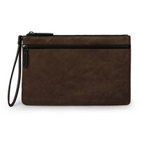 Whatna 2way 天然 牛革 セカンドバッグ メンズ クラッチ バッグ小きめ B5サイズ ipad9.7収納 本革 防水 耐磨耗 結婚式 披露宴 バッグ カジュアルフォーマル ビジネス 冠婚葬祭 バッグ 男性用 紳士用 ブラウン4423