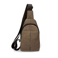 Whatna 天然 牛革 斜めがけ ボディバッグ ワンショルダー メンズ 本 革 厚手 レザー4421