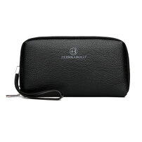 Whatna ミニセカンドバッグ メンズ バッグ 革 小銭入れ 12枚カード収納 本革 小さめ クラッチバッグ 手持ちバッグ 男性用 紳士用 結婚式 バッグ 冠婚葬祭 黒 ブラウン F020