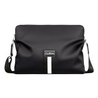 Whatnaフラップ ショルダーバッグ メンズ 斜めがけ メッセンジャーバッグ 盗難防止 高密度たオックスフォード布 丈夫 防水 A4収納 バッグ 横型 縦型 ビジネスバッグ 通勤バッグ 肩掛けバッグ 男性用 紳士用 黒 ブルー c8802