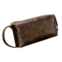 Whatna 2way 天然牛革 ミニセカンドバッグ メンズ クラッチ バッグ 厚手 本革 レザー 6枚カード収納 カジュアル フォーマル 冠婚葬祭 結婚式 バッグ紳士用 男性用ブラウン7450