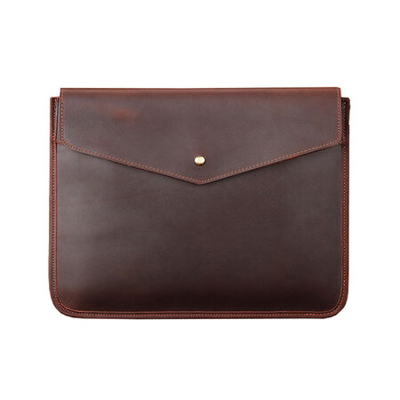 Whatna 天 然 牛革 セカンドバッグ メンズ クラッチ バッグ ファイルバッグ 封筒袋 サイズ Ipad10 5収納 本革 結婚式 披露宴 バッグ カジュアルフォーマル ビジネス 冠婚葬祭 バッグ 男性用 紳士用 ブラウン A017 Whatna