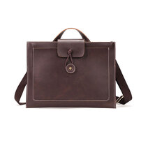 Whatna 2way 革セカンド バッグ メンズ ショルダーバック [クラッチ 肩掛け 結婚式 バッグ] ファイルバッグ ipad 13.3 A4 収納可 大さめ 手持ちバッグ ビジネス カジュアル フォーマル 冠婚葬祭 紳士用 男性用ブラウン（YH3258）