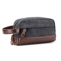 Whatna 帆布 ミニセカンドバッグ メンズ クラッチ バッグ 小さい 化粧かば キャンバス カジュアル フォーマル 冠婚葬祭 結婚式 バッグ 手持ち バッグ 小鞄 紳士用 男性用 ポーチ バッグ 1279