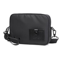 Whatna ショルダーバッグ メンズ 3way 斜め掛け 胸バッグ セカンドバッグ ショルダーベルト ハンドストラップ付Ipad mini収納可 横型 小さめ メッセンジャーバッグ 通学 通勤 肩掛けバッグ 結婚式 冠婚葬祭 バッグ 自転車かばん 2008