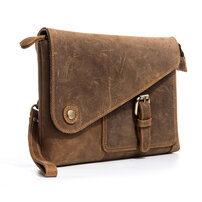 Whatna 2way 天然 牛革 ミニセカンドバッグ メンズ クラッチ バッグ小きめ 6枚カード本革収納可 防水 耐磨耗 結婚式 披露宴 バッグ カジュアルフォーマル ビジネス 冠婚葬祭 バッグ 男性用 紳士用 ブラウン711-17