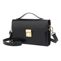 Whatna 革 セカンド バッグ メンズ 3way 斜め掛け 手提げバッグ クラッチ ショルダーバッグ 小さい カード24枚収納可 パスワードロックボタン 盗難防止4室仕切 ショルダーベルト付属 本 革 結婚式 バッグ ビジネス フォーマル 冠婚葬祭 バッグ紳士用 男性用 黒