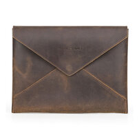 Whatna 天然 牛革 セカンドバッグ メンズ クラッチ バッグ ファイルバッグ 封筒袋 A4サイズ MacBook Pro 13.3収納 本革 結婚式 披露宴 バッグ カジュアルフォーマル ビジネス 冠婚葬祭 バッグ 男性用 紳士用 ブラウンCF2026