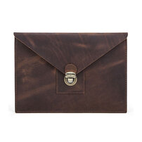Whatna 天然 牛革 セカンドバッグ メンズ クラッチ バッグ B5サイズ iPad Pro 11収納可 本革 結婚式 披露宴 バッグ カジュアルフォーマル ビジネス 冠婚葬祭 バッグ 男性用 紳士用 ブラウンCF2016