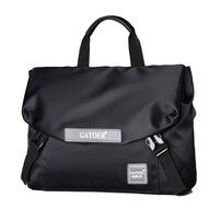 Whatna フラップ ショルダーバッグ メンズ 2way 斜め掛け 手提げバッグ メッセンジャーバッグ 盗難防止 高密度オックスフォード布 丈夫 防水 A4収納 バッグ 横型 ビジネスバッグ 通勤バッグ 肩掛けバッグ 男性用 紳士用