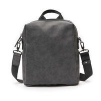 Whatna 革 ミニ ショルダーバッグ メンズ ポシェット2way 斜め掛け ポーチ 手提げバッグ セカンドバッグ A4 Ipad 10.5収納 可厚手 レザー 横型 通学 通勤 肩掛けミニ バッグ 自転車かばん プレゼント男性 黒