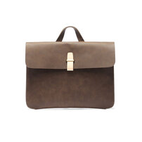 Whatna 2way 革セカンド バッグ メンズ ショルダーバック [クラッチ 肩掛け 結婚式 バッグ] ファイルバッグ ipad 10.5 A4 収納可 大さめ 手持ちバッグ ビジネス カジュアル フォーマル 冠婚葬祭 紳士用 男性用 ブラウン（8905）