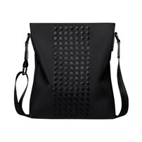 Whatna 手作り編み込み ショルダーバッグ メンズ ipad 10.5 収納可 縦型 メンズ ビジネスかばん斜めがけ 小さめメッセンジャーバッグ 斜め掛け通学通勤バッグ 肩掛けバッグ 紳士用 男性用2020