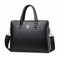 Whatna 革 ビジネス バッグメンズ 2way ショルダー 手提げ 本革 横型 ブリーフケース 14インチPC対応 旅行 出張 通勤 通学 就活 面接 バッグ かばん 男性用8806#