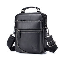 Whatna ショルダーバッグ メンズ 2way 斜め掛け 手提げバッグ セカンドバッグ ショルダーベルト付属 Ipadmini収納可 縦型 小さめ メッセンジャーバッグ 通学 通勤 肩掛け バッグ 自転車かばん プレゼント男性