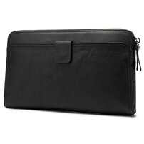 Whatna 2way 天然 牛革 ミニセカンドバッグ メンズ クラッチ バッグ小きめ カード6枚収納可 本革 防水 耐磨耗 結婚式 披露宴 バッグ カジュアルフォーマル ビジネス 冠婚葬祭 バッグ 男性用 紳士用 ブラウン9041