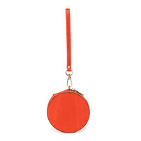 Whatna 天然 牛革 小銭入れ レディース コインケース ミニ財布 カード入れ キーホルダー ミニジュエリーボックス イヤホン収納ケース 可愛い おしゃれ ハンドストラップ付 本 革 防 水 お家はもちろん、旅行、出張持ち運び便利な K058