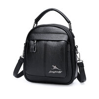 Whatna 革 ショルダーバッグ レディース バッグ 3way 斜め掛け 手提げ リュック マザーズバッグ 厚手 本革 レザー イヤホン穴 付 ipad MINI収納可 小さめ メッセンジャーバッグ 通学 通勤バッグ 自転車かばん プレゼント女性 8591