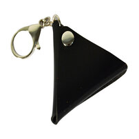 Whatna 天然 厚 手 牛革 小銭入れ コインケース メンズ レディース キーチェーン付き キーホルダー・チェーン H-11-22-01-01