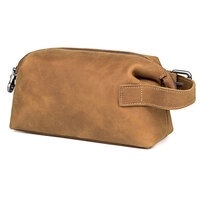 Whatna 天然 牛革 ミニセカンドバッグ メンズ クラッチ バッグ小きめ厚 手 本 革 防水 耐磨耗 結婚式 披露宴 バッグ カジュアルフォーマル ビジネス 冠婚葬祭 バッグ 男性用 紳士用 ブラウン