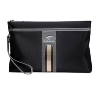 Whatna 2way セカンドバッグ メンズ クラッチ バッグ ipad9.7収納可B5 6枚カード収納 小銭入 革 x防水高密度オックスフォード ビジネス カジュアル フォーマル 冠婚葬祭 結婚式 二次会 披露宴バッグ 紳士用 男性用 719