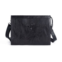 Whatna 2way アンティーク風合い鞣し天 然 牛革 セカンド バッグ メンズ レディース バッグ [クラッチ ショルダー 肩掛け 結婚式 バッグ] イタリア 厚 手 本 革手持ちバッグ ビジネス フォーマル 冠婚葬祭 バッグ 紳士用 男性用 黒 ブラウン31181