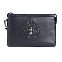 Whatna 2wayアンティーク風合い鞣し天 然 牛革 セカンドバッグ メンズ クラッチ バッグ 小き 厚 本 革 カード6枚収納可 B5 9.7ipad収納可 結婚式 披露宴 バッグ カジュアルフォーマル ビジネス 冠婚葬祭 バッグ 男性用 紳士用 ブラウンLW31122