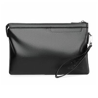 Whatna 2way革 セカンドバッグ メンズ クラッチ バッグ 小銭入 カード入6枚収納 9.7インチのipad収納可B5 ビジネス カジュアル フォーマル 冠婚葬祭 結婚式 二次会 披露宴バッグ 紳士用 男性用 黑 525