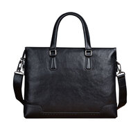 Whatna アンティーク風合い鞣し天 然 牛革 ビジネス バッグメンズ 2way ショルダー 手提げバッグブリーフケース 15.6インチPC対応 ショルダーストラップ付 旅行 出張 通勤 通学 就活 面接 バッグ かばん 男性用 13573-1