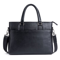 Whatna アンティーク風合い鞣し天 然 牛革 ビジネス バッグメンズ 2way ショルダー 手提げバッグブリーフケース 14インチPC対応 ショルダーストラップ付 旅行 出張 通勤 通学 就活 面接 バッグ かばん 男性用 13519