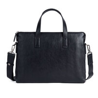 Whatna アンティーク風合い鞣し天 然 牛革 ビジネスバッグメンズ 2way ショルダー 手提げバッグブリーフケース 14インチPC対応 ショルダーストラップ付 旅行 出張 通勤 通学 就活 面接 バッグ かばん 男性用133713