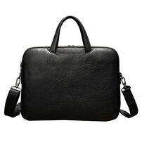 Whatna アンティーク風合い鞣し天 然 牛革 ビジネスバッグメンズ 2way ショルダー 手提げバッグブリーフケースダブルファスナー 2室仕切 15.6インチPC対応 旅行 出張 通勤 通学 就活 面接 バッグ かばん 男性用13558