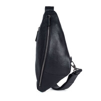 Whatnaアンティーク風合い鞣し天 然牛 革 斜めがけ ボディバッグ ワンショルダー メンズ 本革 厚手 レザー左右付け替え可能 12045