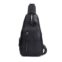 Whatna アンティーク風合い鞣し天 然牛 革 斜めがけ ボディバッグ ワンショルダー メンズ 左右付け替え可能 本革 厚手 レザー13318