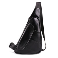 Whatna 天然 牛革 斜めがけ ボディバッグ ワンショルダー メンズ 本革 厚手 レザー 軽 薄である6420