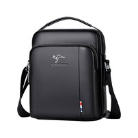 Whatna 天然 牛革 ショルダーバッグ メンズ 2way 斜め掛け 手提げ 厚手 本革 レザー ipad 9.7収納可 縦型 小さめ メッセンジャーバッグ 通学 通勤バッグ 軽量 実用 自転車かばん プレゼント男性s883