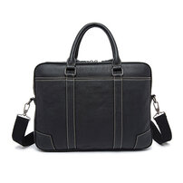 Whatna 天然 牛革 ビジネス バッグメンズ 手提げバッグ ブリーフケース15.6インチPC対応 2室仕切 旅行 出張 通勤 通学 就活 面接 バッグ かばん 男性用 9879