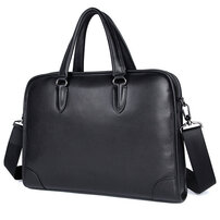 Whatna 天然 牛革 ビジネスバッグメンズ 手提げ・ショルダーの2WAY 本革 A4 14インチ収納可大容量耐衝撃 旅行 出張用 通勤 通学 就活 面接 バッグ かばん 男性用 ブラウン（7402）