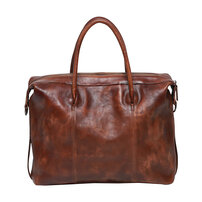 Whatna アンティーク風合い鞣し天 然 牛革 ビジネスバッグメンズ 2way ショルダー 手提げバッグブリーフケース15.6インチPC対応 旅行 出張 通勤 通学 就活 面接 バッグ かばん 男性用Y9112