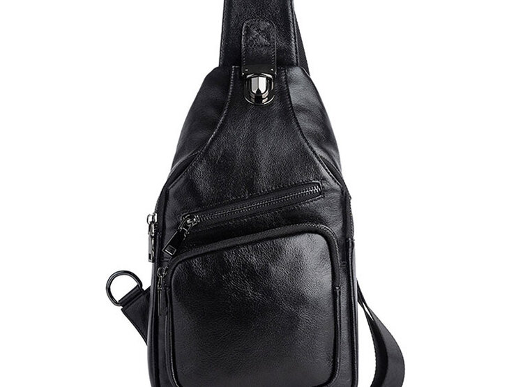 Whatna アンティーク風合い鞣し天 然牛 革 斜めがけ ボディバッグ ワン