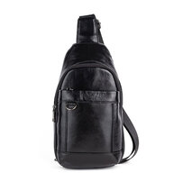 Whatna アンティーク風合い鞣し天 然牛 革 斜めがけ ボディバッグ ワンショルダー メンズ 左右付け替え可能 本革 厚手 レザーWX8680