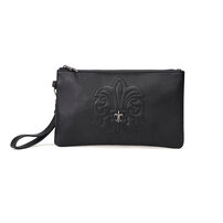 Whatna 2way 革 セカンドバッグ メンズ クラッチ バッグ 10.5インチのipad収納可B5カジュアル フォーマル 冠婚葬祭 結婚式 バッグ紳士用 男性用 黑YH3512