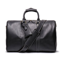 Whatna 天然 牛革 ビジネスバッグ メンズ 2WAY 手提げ・ショルダーバッグ 天然 本革 A4 15.6インチpc収納可大容量 旅行 出張用 通勤 通学 就活 面接 バッグ かばん 男性用 ブラウン 黒（1019）